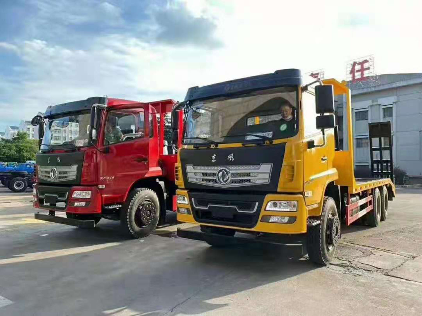 國(guó)六東風(fēng)D17-H后八輪平板車