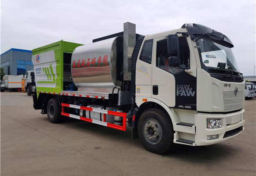 解放單橋同步碎石封層車(chē)