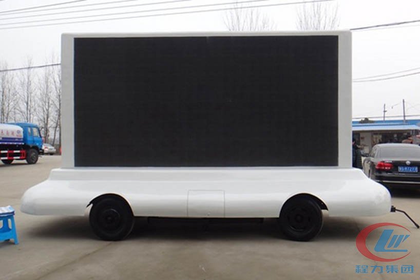 湖北程力牽引led廣告宣傳車(chē)高清圖